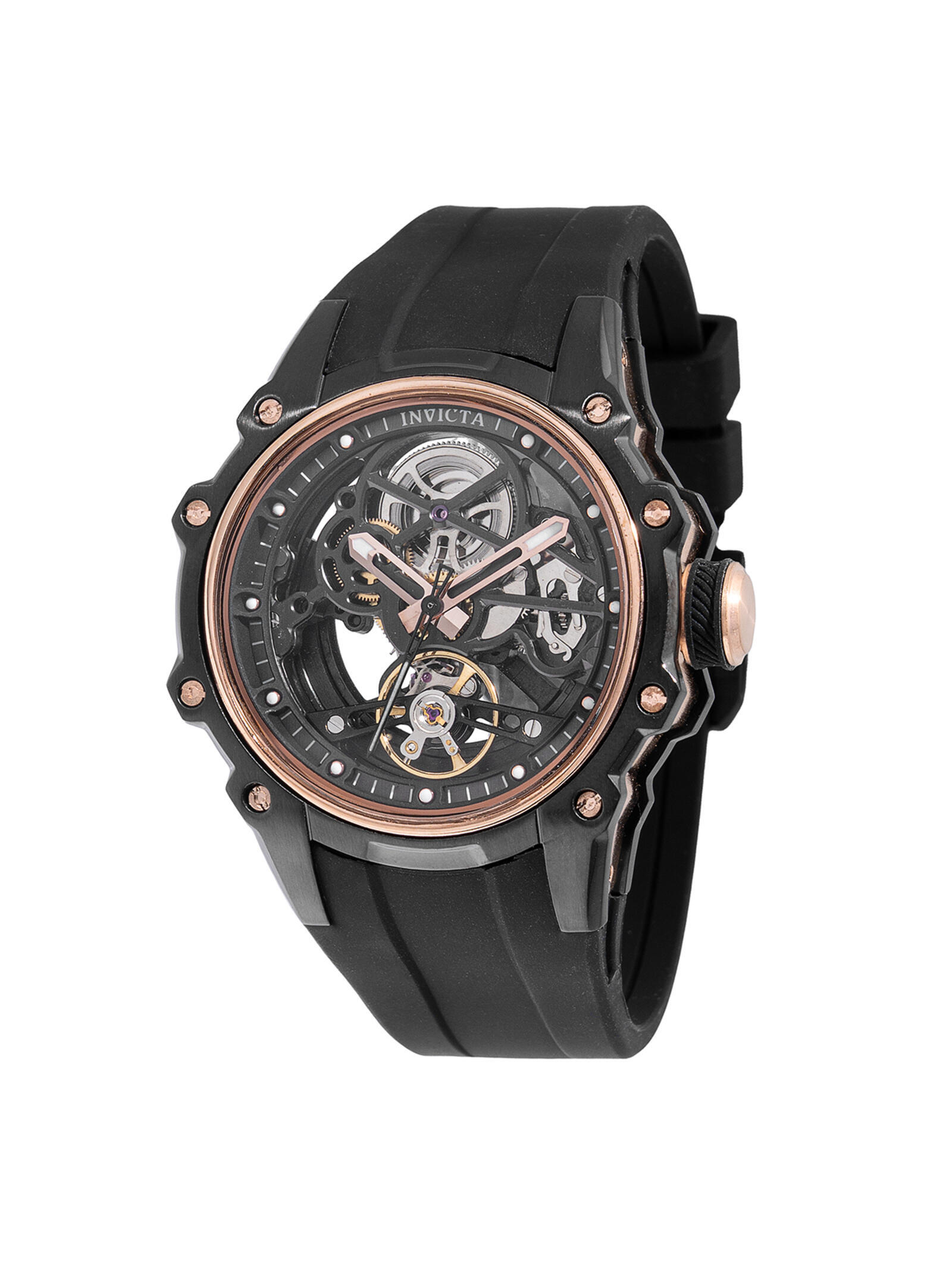 Invicta S1 Rally Automatic Men's Watch W/ Skeleton Dial - 43mm, Black (69002)